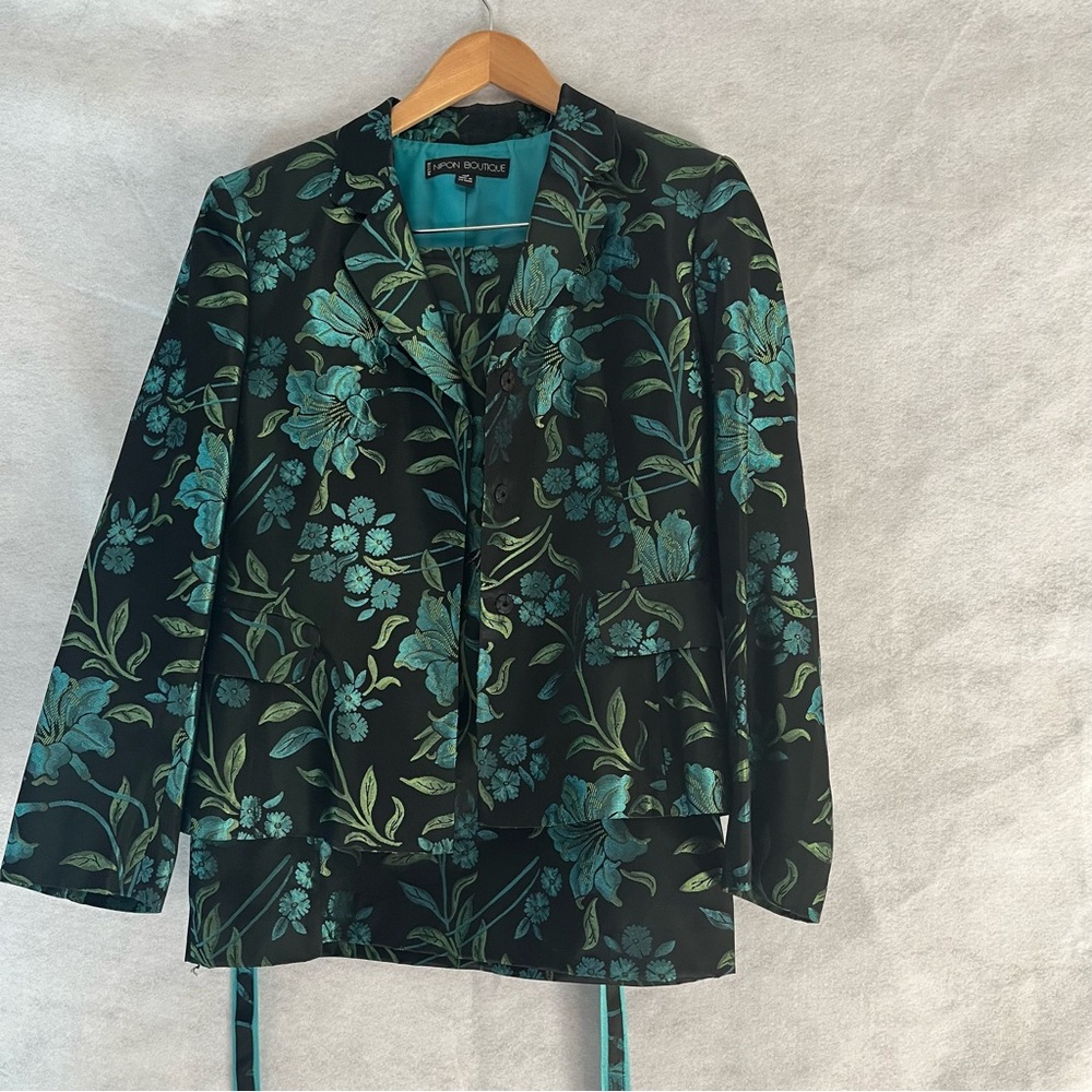 Nipon boutique skirt and jacket set